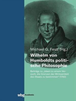 cover image of Wilhelm von Humboldts politische Philosophie
